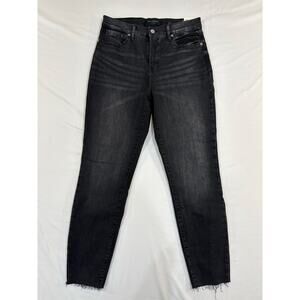 NWT Lucky Brand Bridgette Ankle High Rise Skinny Black Jeans Size 10/30